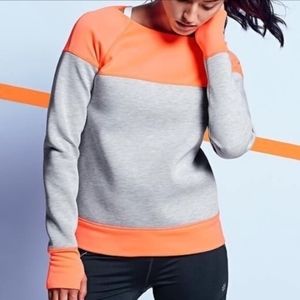 ATHLETA FUSE Neon Orange Pullover Sweater - Medium